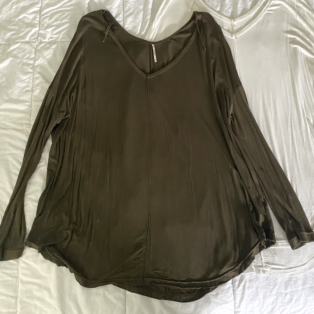 Free People Green Tunic